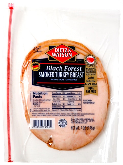 dietz and watson no salt added turkey breast