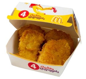 Chicken McNuggets (4 Pieces) from McDonald's | Nurtrition ...