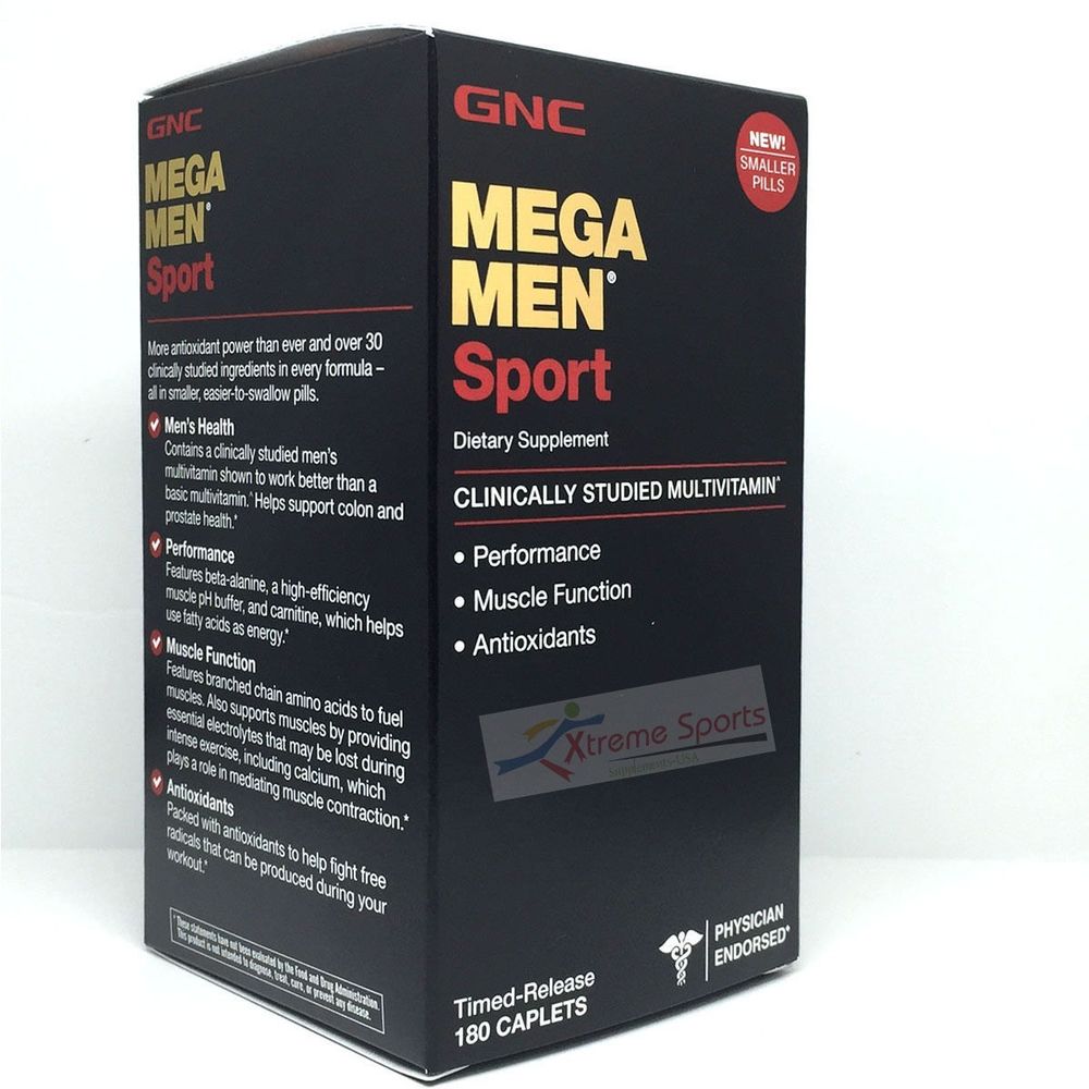 Mega Men Sport Dietary Supplement from GNC | Nurtrition & Price